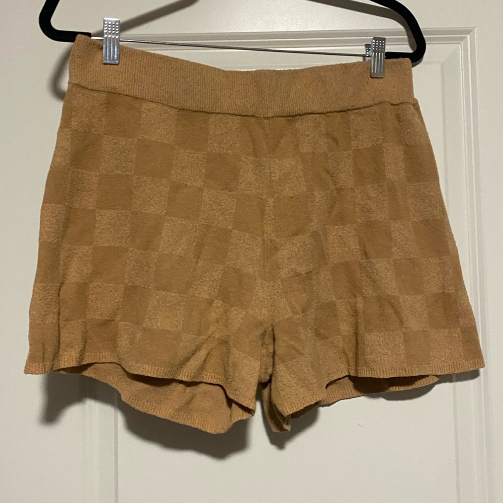 UGG Shorts Checkered Teddy Color 🧸 XL Lounge Shorts Sleep Shorts